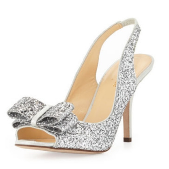 kate spade Shoes - Kate Spade Glitter Heels Size 8.5